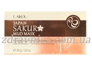 Маска с экстрактом цветка сакуры Japan Sakura Mud Mask ― Здравница